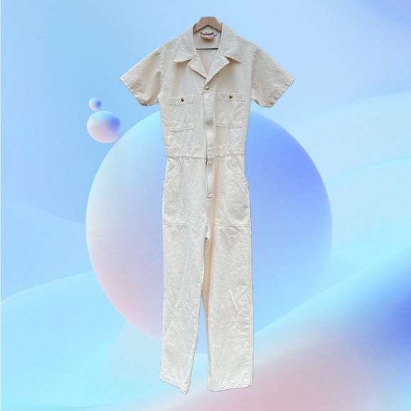 Big Bud Press Natural Heritage Short Sleeve Jumpsuit Size L